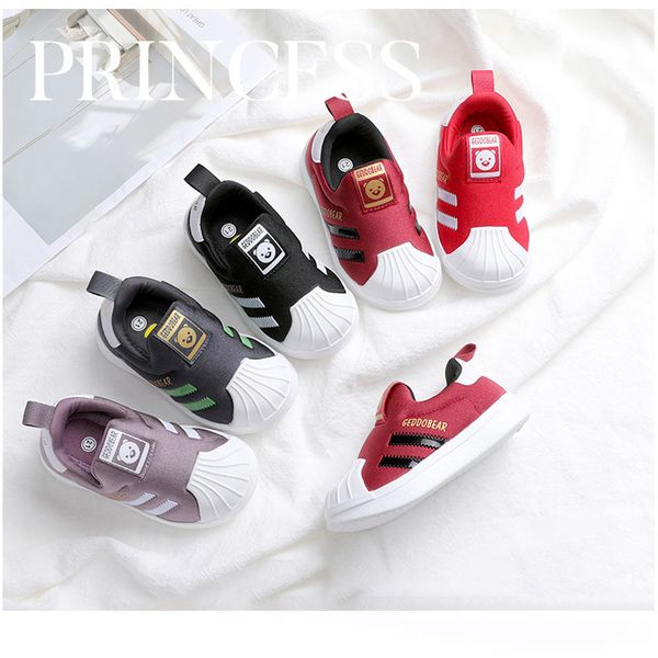 child designer shell head sneakers fashion stripe pattern flat shoes casual boys first walkers 2019 new 5 colors for outdoor 2019 new in, Black;red
child designer shell head sneakers fashion stripe pattern flat shoes casual boys first walkers 2019 new 5 colors for outdoor 2019 new in, Black;red