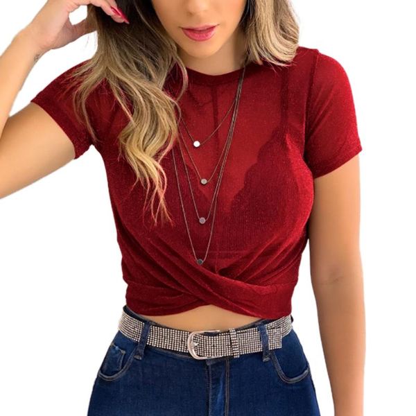 women's t-shirt homewear casual see-through cropped 2021 fashion women summer high street short sleeve soild tracksuit red blue, White
women's t-shirt homewear casual see-through cropped 2021 fashion women summer high street short sleeve soild tracksuit red blue, White