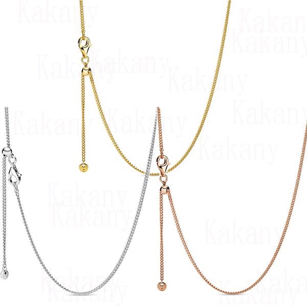 kakany new classic base chain with sliding buckle adjustable length rose gold, silver, curb chain necklace diy with fine jewelry
kakany new classic base chain with sliding buckle adjustable length rose gold, silver, curb chain necklace diy with fine jewelry