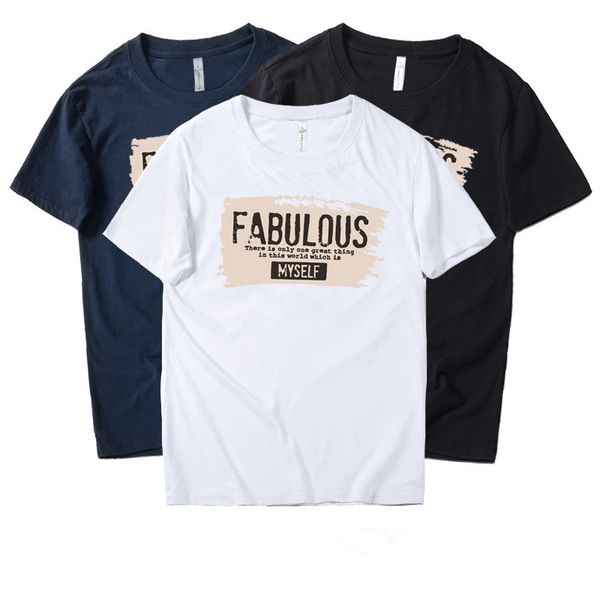 men's t-shirts summer t-shirt round neck english letter print short sleeve fashion casual wild s-3xl, White;black
men's t-shirts summer t-shirt round neck english letter print short sleeve fashion casual wild s-3xl, White;black