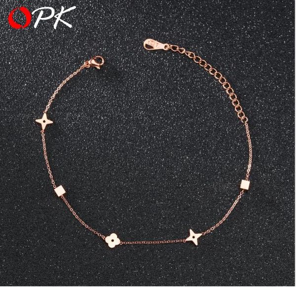 simple and compact rose gold footchain female fashion fine chain titanium steel footchain jewelry, Red;blue
simple and compact rose gold footchain female fashion fine chain titanium steel footchain jewelry, Red;blue