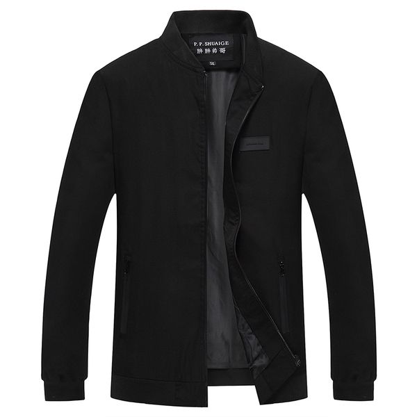 5xl 6xl 7xl plus size men casual jacket spring autumn coats brand outerwear stand collar quality casual jacket male clothes 1690, Black;brown
5xl 6xl 7xl plus size men casual jacket spring autumn coats brand outerwear stand collar quality casual jacket male clothes 1690, Black;brown