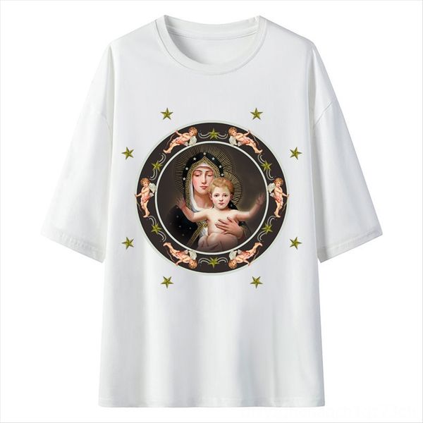 2020 pure cotton short-sleeved t-shirt loose casual fashion personalized printing 2020 women's pure cotton short-sleeved t-shirt women, White
2020 pure cotton short-sleeved t-shirt loose casual fashion personalized printing 2020 women's pure cotton short-sleeved t-shirt women, White