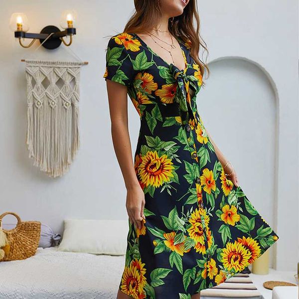 summer bohemian dress 2019 retro beach women maxi deep v sunflower print strap dress floral printed boho dresses female, Black;gray
summer bohemian dress 2019 retro beach women maxi deep v sunflower print strap dress floral printed boho dresses female, Black;gray