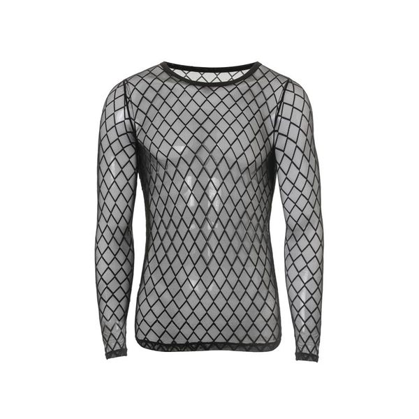new fashion mens transparent gauze undershirt utra-thin o-neck diamond mesh long sleeve fitness t shirt men vest, Black;brown
new fashion mens transparent gauze undershirt utra-thin o-neck diamond mesh long sleeve fitness t shirt men vest, Black;brown