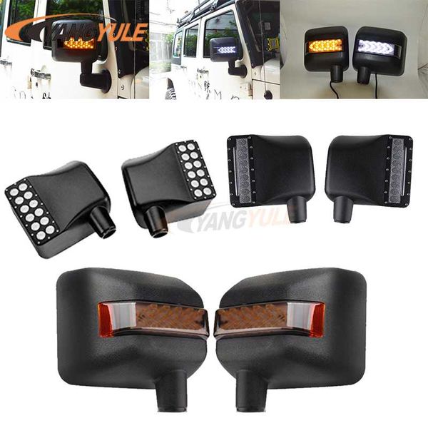 side view mirror kit rear view mirror housing with turn signal light for jk jku 2007-2016 1pair 
side view mirror kit rear view mirror housing with turn signal light for jk jku 2007-2016 1pair