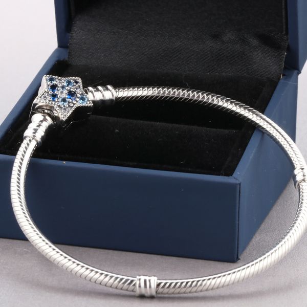2019 new original 925 sterling silver bead charm bracelet blue bright star snake chain basic bracelet fit pan women diy jewelry, Golden;silver
2019 new original 925 sterling silver bead charm bracelet blue bright star snake chain basic bracelet fit pan women diy jewelry, Golden;silver