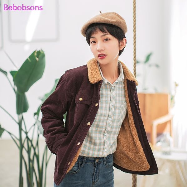 vintage women winter jackets corduroy cotton padded jacket coat fleece liner female outwear coats 2017 new casual parkas, Black
vintage women winter jackets corduroy cotton padded jacket coat fleece liner female outwear coats 2017 new casual parkas, Black