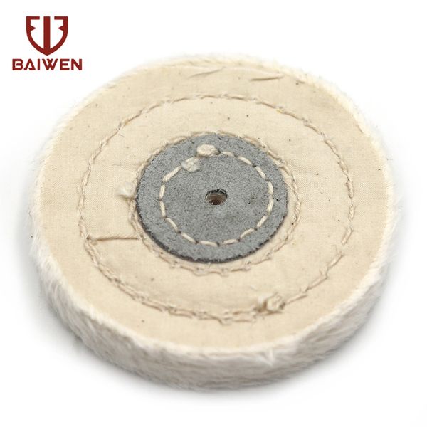 4mm hole white cloth wheel cotton lint cloth buffing surface finish polishing rotation tool 50mm ~ 200mm diameter 15mm thickness
4mm hole white cloth wheel cotton lint cloth buffing surface finish polishing rotation tool 50mm ~ 200mm diameter 15mm thickness