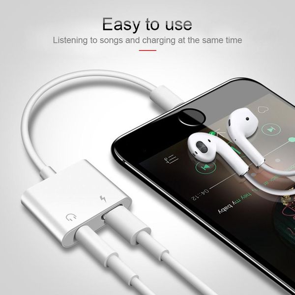 2 in 1 adapter 3 5mm aux jack headphone earphone audio plitter white cable charging mu ic for iphone 8 x max xr
2 in 1 adapter 3 5mm aux jack headphone earphone audio plitter white cable charging mu ic for iphone 8 x max xr