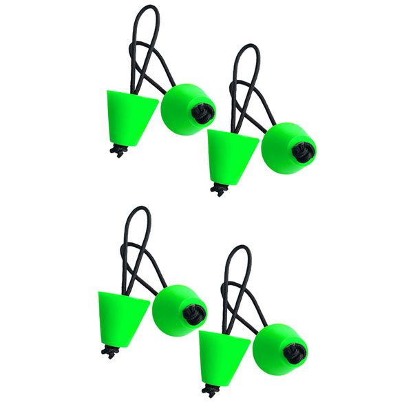 8 pieces green rubber universal kayak scupper plugs drain holes ser bung 
8 pieces green rubber universal kayak scupper plugs drain holes ser bung