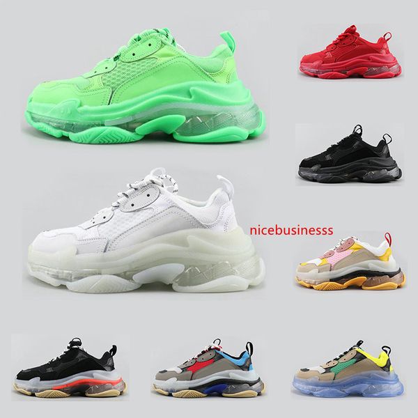 new triple s clear sole fashion luxury sneakers designer shoes for men women platform black white red blue mens trainer sports shoe
new triple s clear sole fashion luxury sneakers designer shoes for men women platform black white red blue mens trainer sports shoe