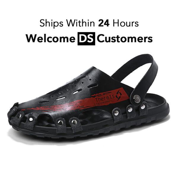 sandals men leather comfortable flat men's sandals casual outdoor sandeles for men summer plus size fashion 2020, Black
sandals men leather comfortable flat men's sandals casual outdoor sandeles for men summer plus size fashion 2020, Black