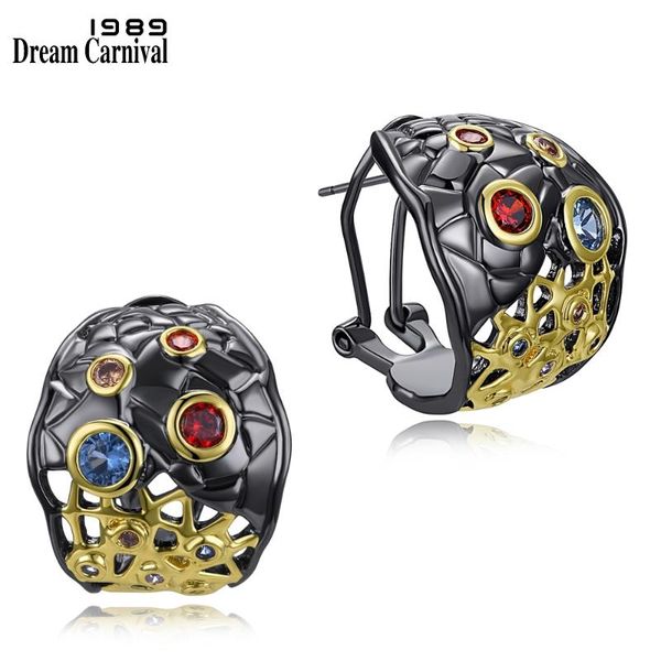 dreamcarnival 1989 new special design mixed colors cz stud earrings for women black gold color gothic jewelry pendientes we3782, Golden;silver
dreamcarnival 1989 new special design mixed colors cz stud earrings for women black gold color gothic jewelry pendientes we3782, Golden;silver