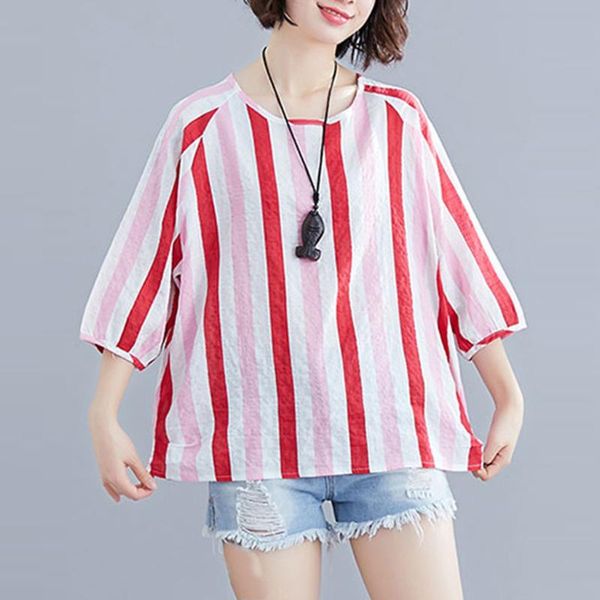 women shirt summer blouse fashion print striped shirt chemise femme o-neck shirts haut femme ete 2020 ladies clothing, White
women shirt summer blouse fashion print striped shirt chemise femme o-neck shirts haut femme ete 2020 ladies clothing, White