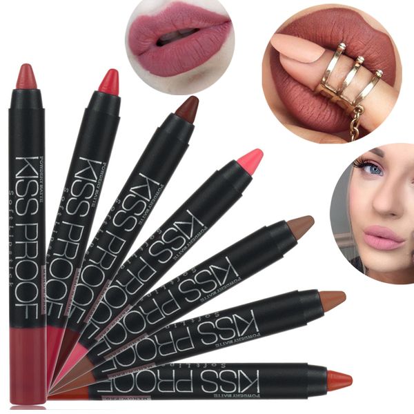 19pcs/lot matte kissproof lipstick with long lasting effect powdery matte soft lip stick menow p13016 makeup
19pcs/lot matte kissproof lipstick with long lasting effect powdery matte soft lip stick menow p13016 makeup