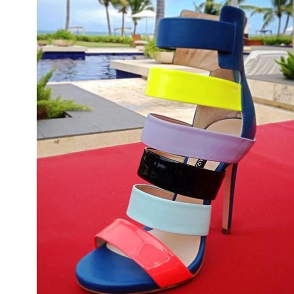 kolnoo handmade womens high heel shoes six-colors patchwork leather strap shoes summer office fashion club stiletto sandals shoes d031, Black
kolnoo handmade womens high heel shoes six-colors patchwork leather strap shoes summer office fashion club stiletto sandals shoes d031, Black