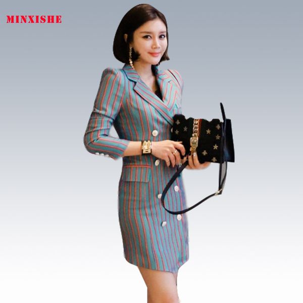 summer new women dress 2019 bodycon elegant striped mini suit collar casual bandage party korean style wrap club dress, Black;gray
summer new women dress 2019 bodycon elegant striped mini suit collar casual bandage party korean style wrap club dress, Black;gray