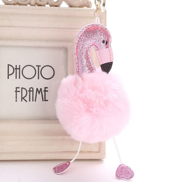 cute women cartoon pompom fluffy glitter flamingo plush key chain handbag car pendant keyring key buckle chilren toys 6c1237, Silver
cute women cartoon pompom fluffy glitter flamingo plush key chain handbag car pendant keyring key buckle chilren toys 6c1237, Silver