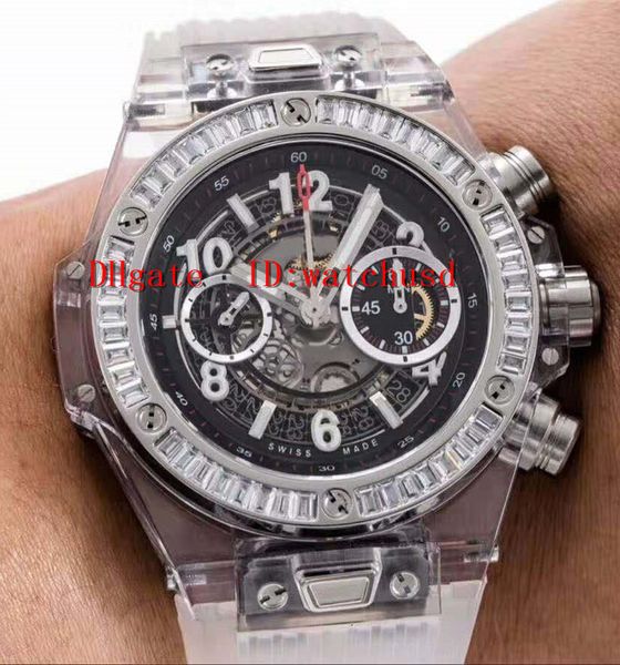 45mm 411.jx.4802.rt luxury watch diamond bezel transparent case back swiss 7750 automatic mechanical sapphire waterproof mens watch, Slivery;brown
45mm 411.jx.4802.rt luxury watch diamond bezel transparent case back swiss 7750 automatic mechanical sapphire waterproof mens watch, Slivery;brown