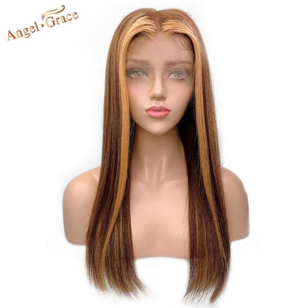 angel grace 13x4 ombre lace front human hair wig 4/27 colorful blonde brown pre plucked brazilian remy hair wigs for women, Black;brown
angel grace 13x4 ombre lace front human hair wig 4/27 colorful blonde brown pre plucked brazilian remy hair wigs for women, Black;brown