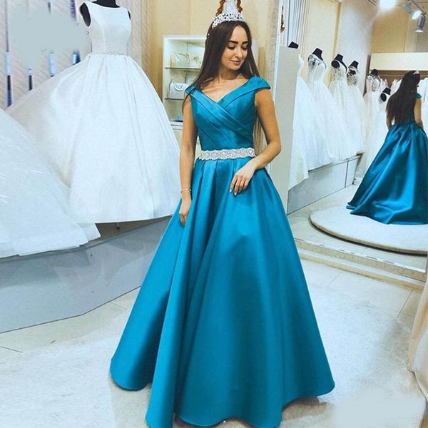 2020 navy blue pleated pearls tulle prom dresses high neck 3d floral applique beaded dresses evening wear elegant formal dress women, Black
2020 navy blue pleated pearls tulle prom dresses high neck 3d floral applique beaded dresses evening wear elegant formal dress women, Black
