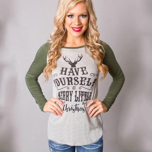 new autumn winter christmasn long sleeve t shirt women christmas deer letter printed t shirt casual patchwork tees plus size breathable, White
new autumn winter christmasn long sleeve t shirt women christmas deer letter printed t shirt casual patchwork tees plus size breathable, White