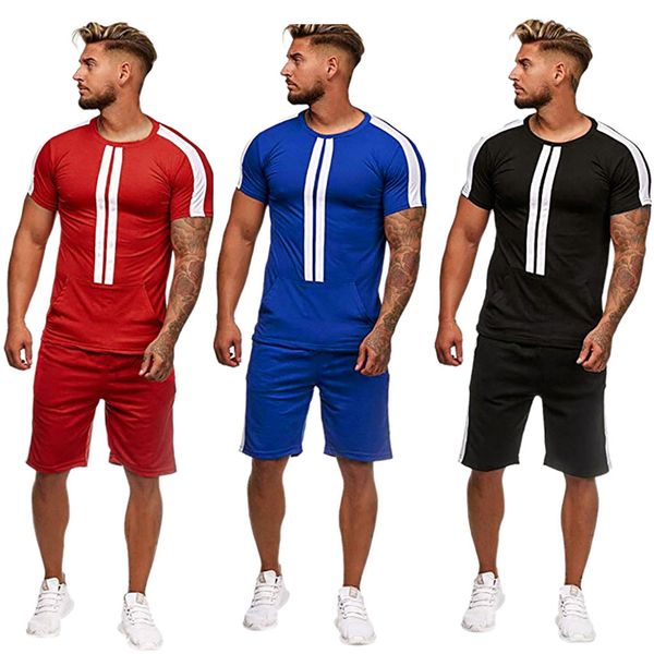 summer 2019 mens set streetwear quick dry gym sport indoor outdoor shorts t shirts + pants stripe printed men sets, Gray
summer 2019 mens set streetwear quick dry gym sport indoor outdoor shorts t shirts + pants stripe printed men sets, Gray