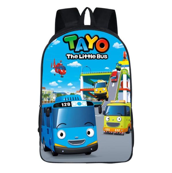 16 inch tayo bus/ shoulder backpack cartoon kids school book bagpack for boys girls mochilas infantils rucksacks
16 inch tayo bus/ shoulder backpack cartoon kids school book bagpack for boys girls mochilas infantils rucksacks