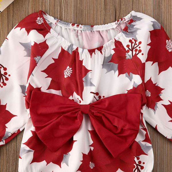 christmas infant kids baby girl bodysuits bowknot clothes ruffles long sleeve floral print jumpsuit outfit, White
christmas infant kids baby girl bodysuits bowknot clothes ruffles long sleeve floral print jumpsuit outfit, White
