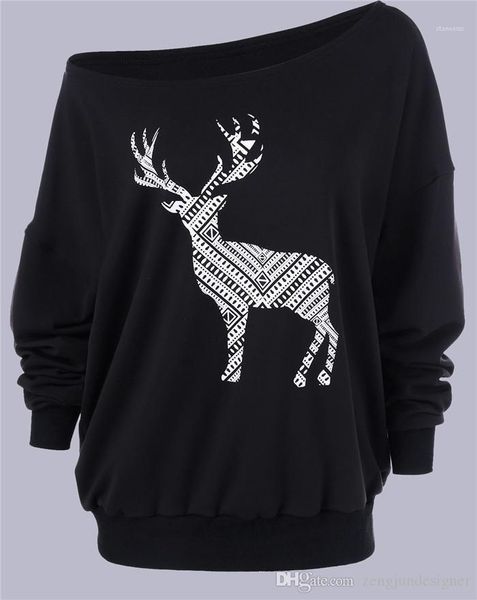 fashion style casual apparel womens autumn designer sweatshirts oblique collar animal print long sleeve femalel clothing, Black
fashion style casual apparel womens autumn designer sweatshirts oblique collar animal print long sleeve femalel clothing, Black