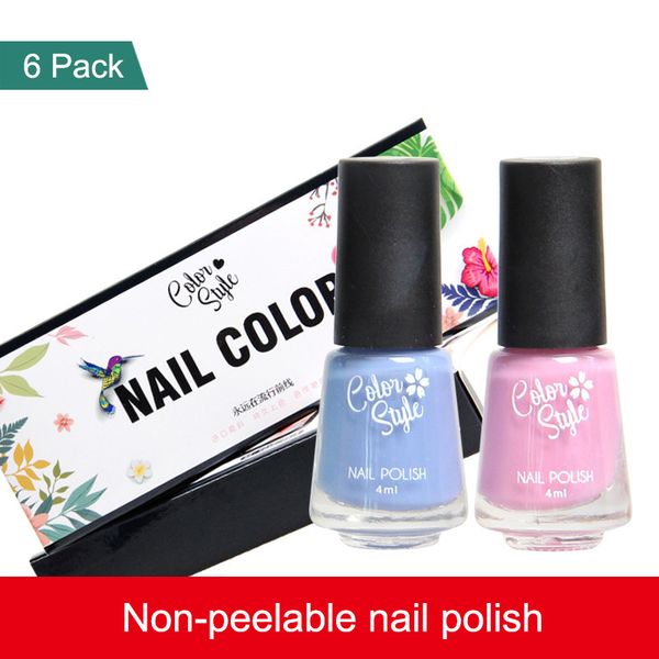 2018 4ml 6pcs women nail art nail polish gel set diy art long lasting waterproof fashion non-toxic polish for women
2018 4ml 6pcs women nail art nail polish gel set diy art long lasting waterproof fashion non-toxic polish for women