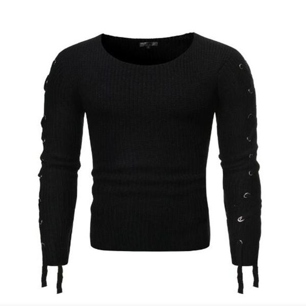 men's sweaters fashion pullovers pure color round collar sleeve metal hollow long sweater casual loose knitting, White;black
men's sweaters fashion pullovers pure color round collar sleeve metal hollow long sweater casual loose knitting, White;black