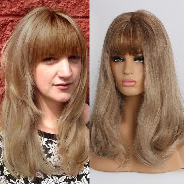 easihair коричневый ombre синтетические парики для женщин средней длины волнистые парики с челкой натуральный повседневный парик высокой пло, Black
easihair коричневый ombre синтетические парики для женщин средней длины волнистые парики с челкой натуральный повседневный парик высокой пло, Black