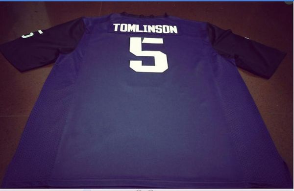 men #5 purple ladainian tomlinson tcu horned frogs alumni college jersey or custom any name or number jersey, Black
men #5 purple ladainian tomlinson tcu horned frogs alumni college jersey or custom any name or number jersey, Black
