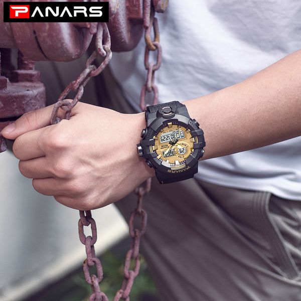 new fashion reloj relógio watch men trend style men watch big screen multi function luminous electronic montre homme #f, Slivery;brown
new fashion reloj relógio watch men trend style men watch big screen multi function luminous electronic montre homme #f, Slivery;brown