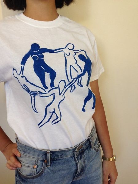 funny graphic fashion street style art shirt the dance painting vintage t-shirt tumblr grunge aesthetic graphic tee cute, White
funny graphic fashion street style art shirt the dance painting vintage t-shirt tumblr grunge aesthetic graphic tee cute, White