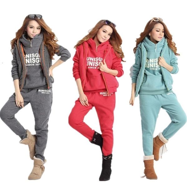 3 повседневный piece set tracksuit женщин одежда зимняя женская сгущает пот костюмы ropa спорт полнометражное костюм женщины теплый, White
3 повседневный piece set tracksuit женщин одежда зимняя женская сгущает пот костюмы ropa спорт полнометражное костюм женщины теплый, White