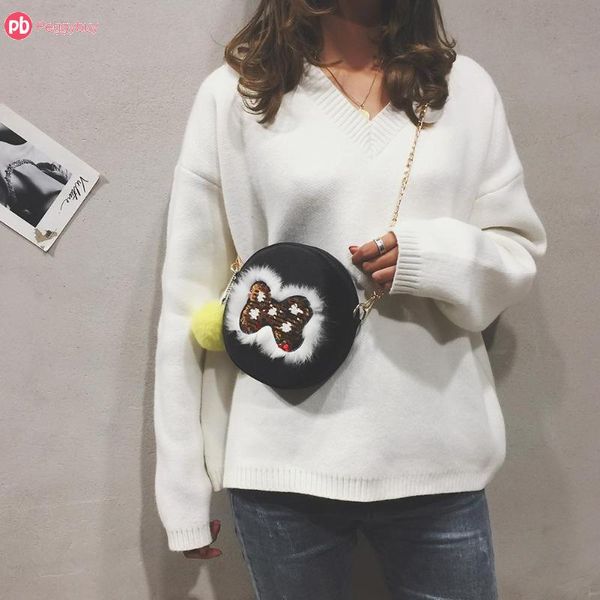 sequins bowknot women round messenger bags velvet chain sling crossbody shoulder bag girl cute handbag
sequins bowknot women round messenger bags velvet chain sling crossbody shoulder bag girl cute handbag