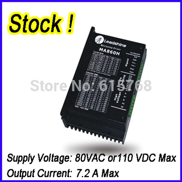 leadshine ma860h 2 phase analog stepper drive max 80 vac or 110 vdc 7.2a in stock ing
leadshine ma860h 2 phase analog stepper drive max 80 vac or 110 vdc 7.2a in stock ing