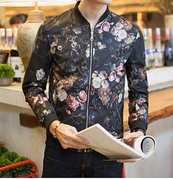 мужская корейская версия бутик специальная личность мода печати тенденция весна и осень короткий стиль бейсбол воротник куртка / m - 5xl, Black;brown 
мужская корейская версия бутик специальная личность мода печати тенденция весна и осень короткий стиль бейсбол воротник куртка / m - 5xl, Black;brown