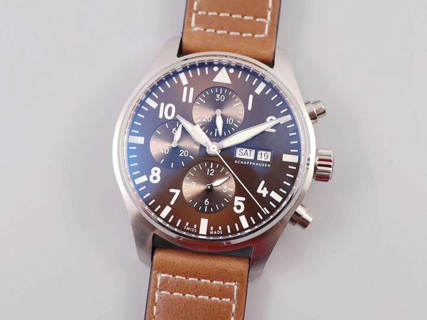 zf sport watch iwc3777 pilot timing series watch size 43mmx15mm sapphire 7750 automatic movement brown watchband, Slivery;brown
zf sport watch iwc3777 pilot timing series watch size 43mmx15mm sapphire 7750 automatic movement brown watchband, Slivery;brown