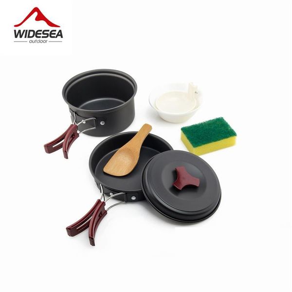 widesea 1-2 persons camping tableware outdoor cookware picnic set travel tableware non-stick pots pans bowls hiking utensils
widesea 1-2 persons camping tableware outdoor cookware picnic set travel tableware non-stick pots pans bowls hiking utensils