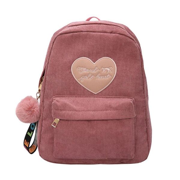 vintage small backpack for women 2019 corduroy hair ball shoulder travel schoolbags sac a dos femme
vintage small backpack for women 2019 corduroy hair ball shoulder travel schoolbags sac a dos femme