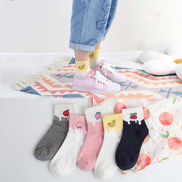 cute art socks cartoon fruit peach strawberry watermelon banana pattern korean harajuku funny kawaii girl meias, Black;white
cute art socks cartoon fruit peach strawberry watermelon banana pattern korean harajuku funny kawaii girl meias, Black;white