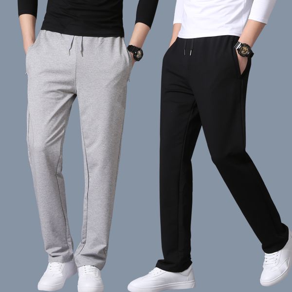 2019 new sports pants men's trousers cotton casual loose straight pants men's large size running men w436, Black
2019 new sports pants men's trousers cotton casual loose straight pants men's large size running men w436, Black