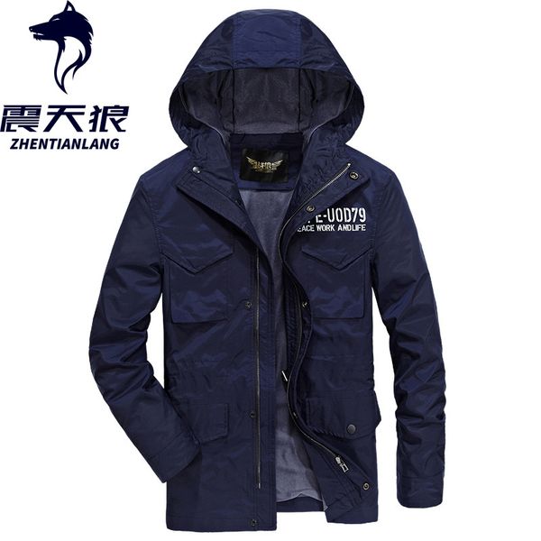 cross border for amazon men's jacket thin casual long hooded trench coat men's jacket manufacturers direct selling, Black;brown
cross border for amazon men's jacket thin casual long hooded trench coat men's jacket manufacturers direct selling, Black;brown