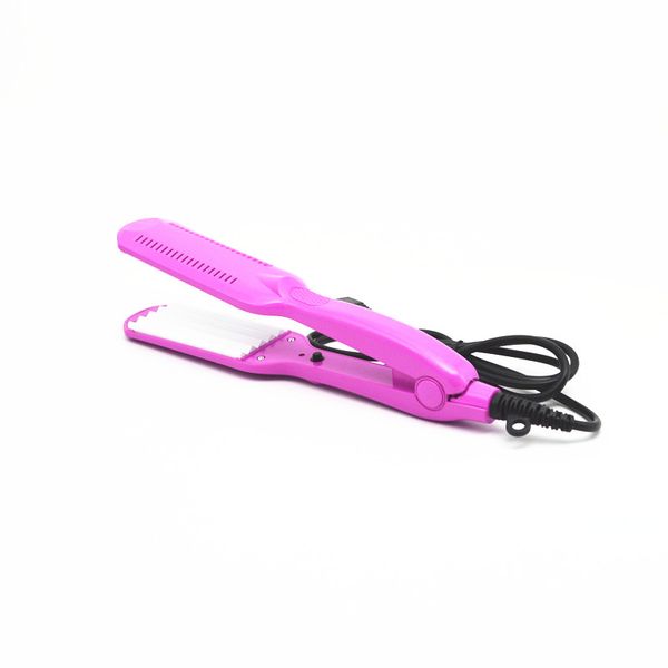 electronic hair curling irons curler straighteners temperature control titanium corrugated crimper waves iron tools, Black
electronic hair curling irons curler straighteners temperature control titanium corrugated crimper waves iron tools, Black