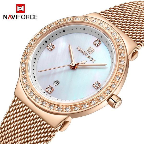 naviforce new rose gold women watch business quartz watch ladies female wrist girls clock relogio feminin, Slivery;brown
naviforce new rose gold women watch business quartz watch ladies female wrist girls clock relogio feminin, Slivery;brown