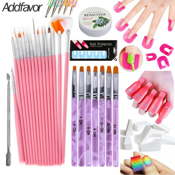 addfavor nail ar tools set nail polish brushes dotting tool cuticle pusher soak polish remover wrap wipe gel painting french tip
addfavor nail ar tools set nail polish brushes dotting tool cuticle pusher soak polish remover wrap wipe gel painting french tip
